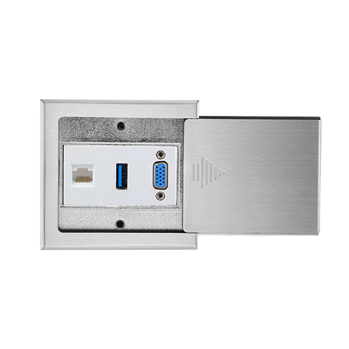 银色网络+usb+vga